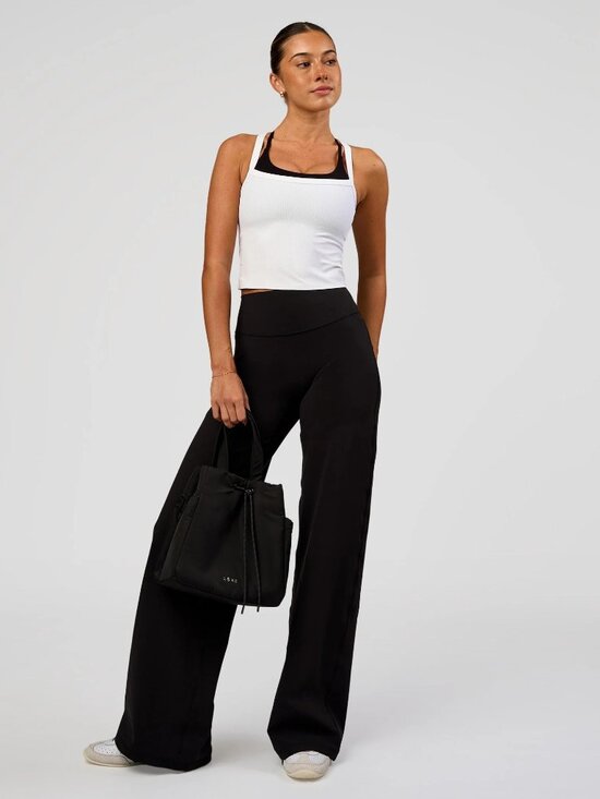 Lskd Pants - LSKD Fusion V-Contour High-Rise Pant in Black, Size X-Small